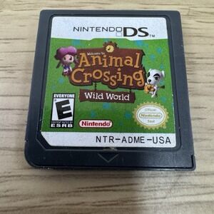 Nintendo DS Animal Crossing Wild World Cartridge - Green Label